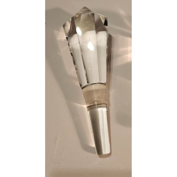 Saks Fifth Avenue Crystal Bottle Stoppers w Original Box - Picture 3 of 13